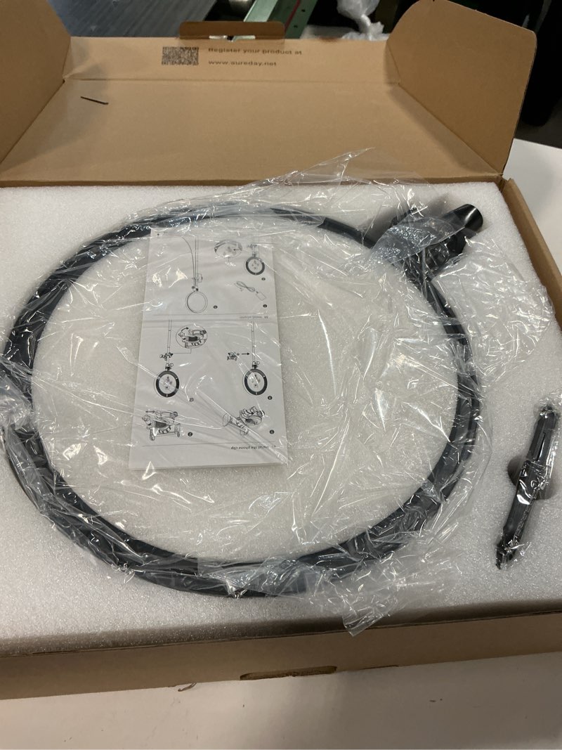 Condition photo showing Good Condition for Aureday 12” Selfie Ring Light with Stand, Overall 79” Tall Ringlight Stands with Remotes and Phone Holder, Professional Floor Stand Light Ring for Video Recording/Live Stream/TikTok/Photography/Barber 79in