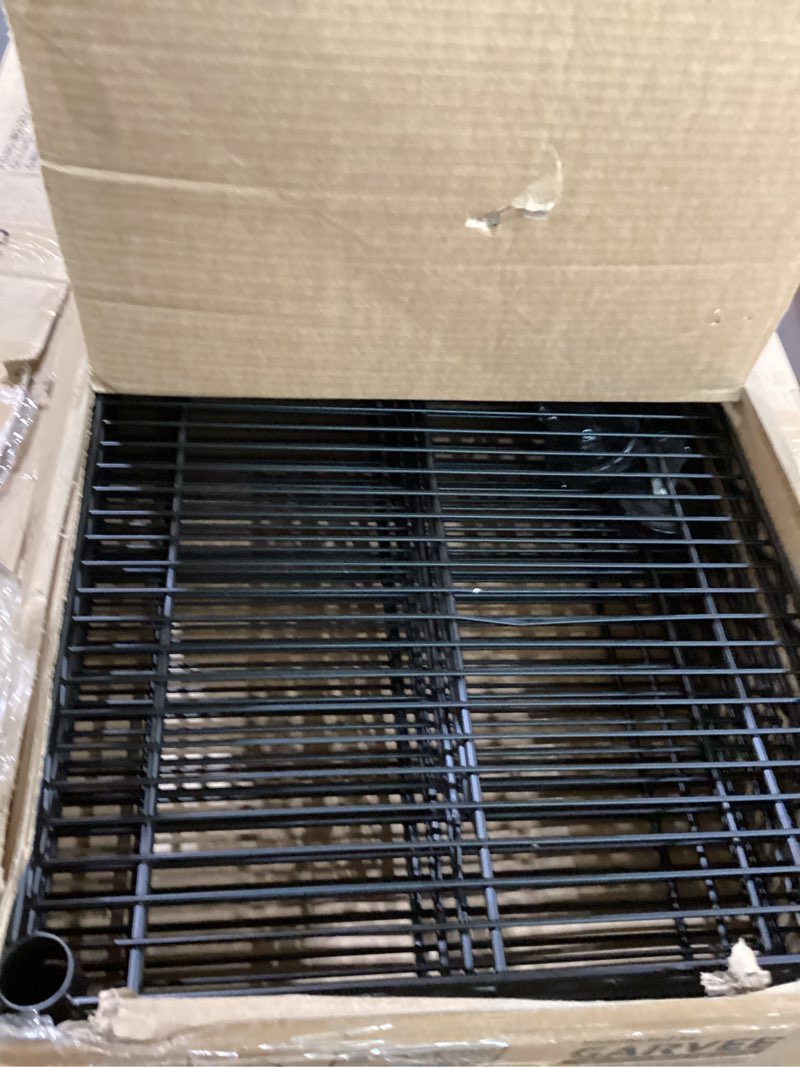 Condition photo showing Good Condition for 72" h x 59 w x18 d storage shelves with wheels, 4 tier wire shelving adjustable metal shelving shelves capacity 2640lbs heavy duty shelf for garage shelving, pantry, kitchen, commercial 72" h x 59"w x18"d - 4 tier