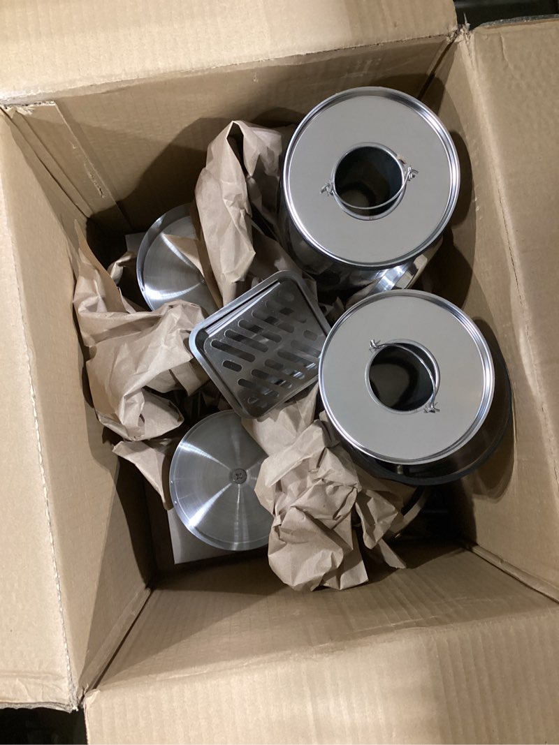 1 gallon commercial beverage dispenser with centre ice core and stand drip trays stainless steel col