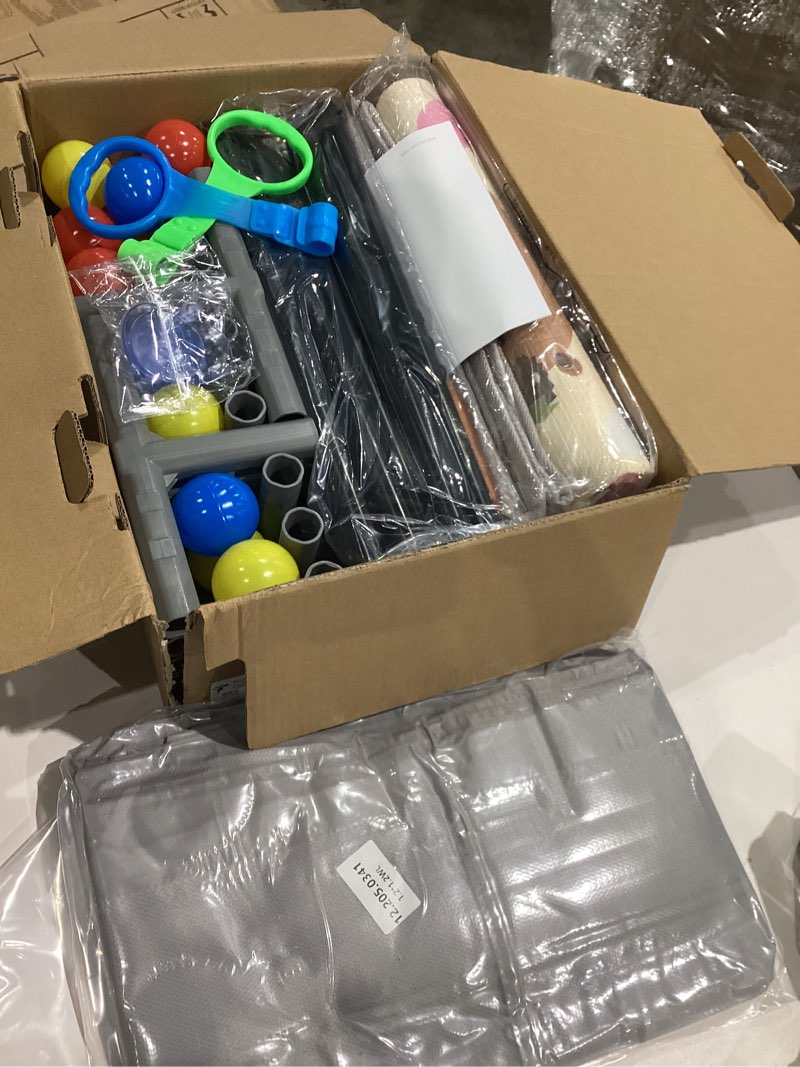 Condition photo showing Good Condition for baby playpen with mat, 50x50 inch playpen with mat waterproof for babies and toddlers play pen playards safety gate fence active center indoor dark grey + mat 50x50 inch