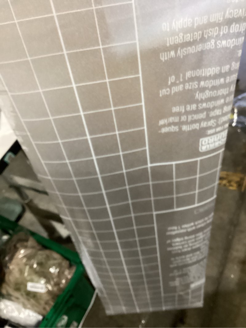 Condition photo showing Good Condition for gorilla guard window privacy film, removable two way sun blocking, reusable no residue stickers, strong static clings to glass windows, decorative bathroom door coverings, 17.5 x 78.7 inch, frosted frosted 17.5\" x 78.7\" as is