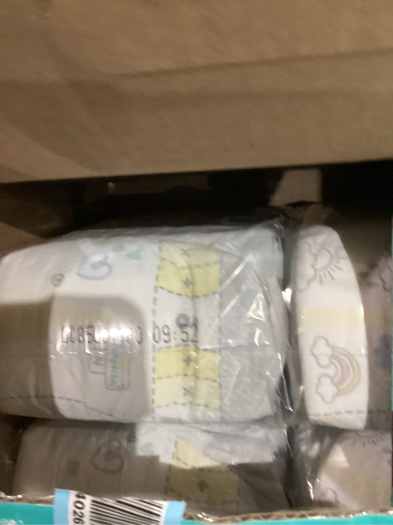 Condition photo showing New/Like New for pampers swaddlers diapers newborn - size 0, 84 count, ultra soft disposable baby diapers