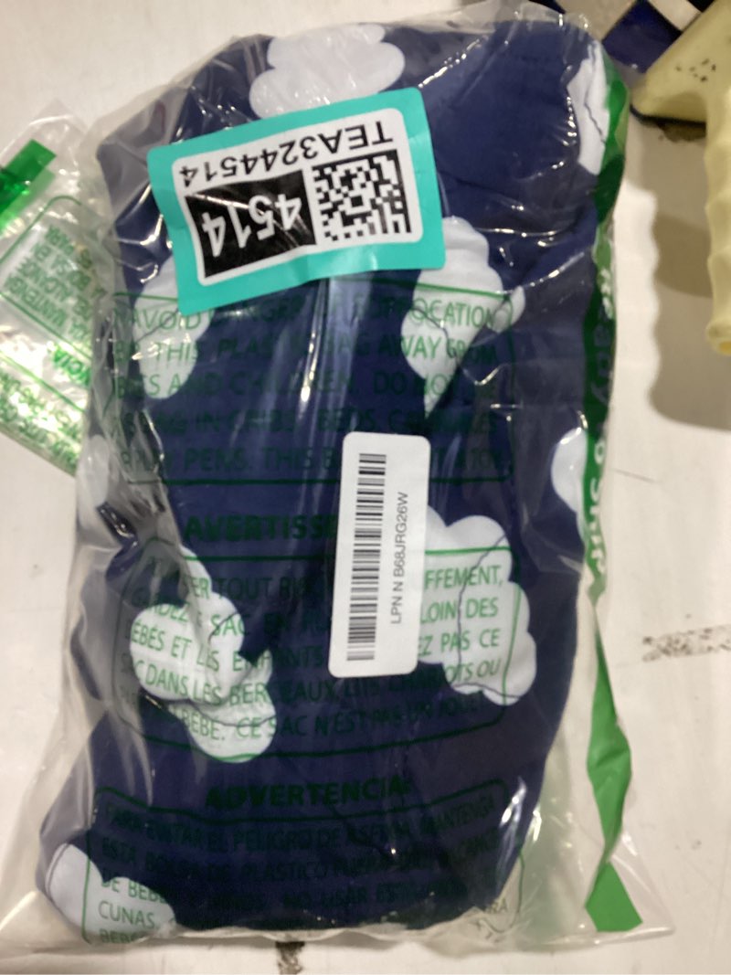 Condition photo showing Good Condition for pack and play mattress protector sheets fitted waterproof pack and play mattress pad cover, compatible with graco pack n play & dream on me & pamo babe, playpen/playard sheet, navy cloud, 39" x 27" 39 x 27 inch navy cloud 1