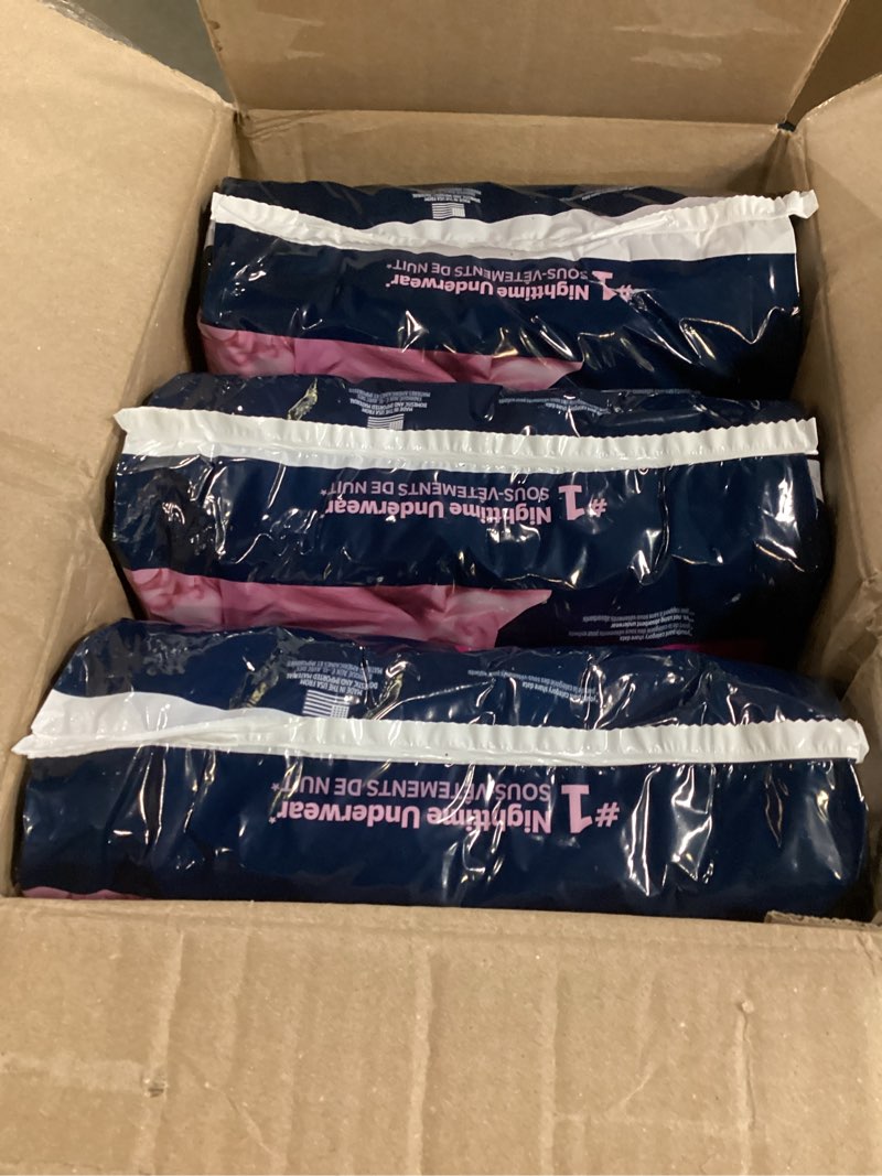 Condition photo showing New/Like New for goodnites girls' nighttime bedwetting underwear huge size - l - 75ct