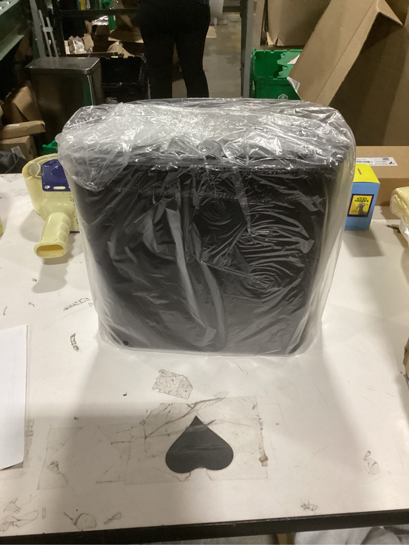 Condition photo showing New/Like New for Cesun Automatic Motion Sensor Black Bathroom Trash Can with Lid, 2.6 Gallon Touchless Trash Bin, Smart Plastic Slim Garbage Can Small Wastebasket for Toilet, Office, rv, Bedroom, Living Room