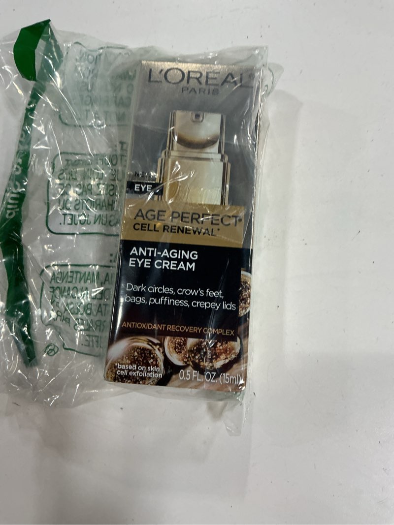 Condition photo showing New/Like New for L'Oreal Paris Age Perfect Anti-Aging Under Eye Cream, Vitamin E, Antioxidants, Reduces Dark Circles, Puffiness, Age Perfect Cell Renewal, sensitive skin, Dermatologist Tested, Paraben Free, 0.5 fl oz
