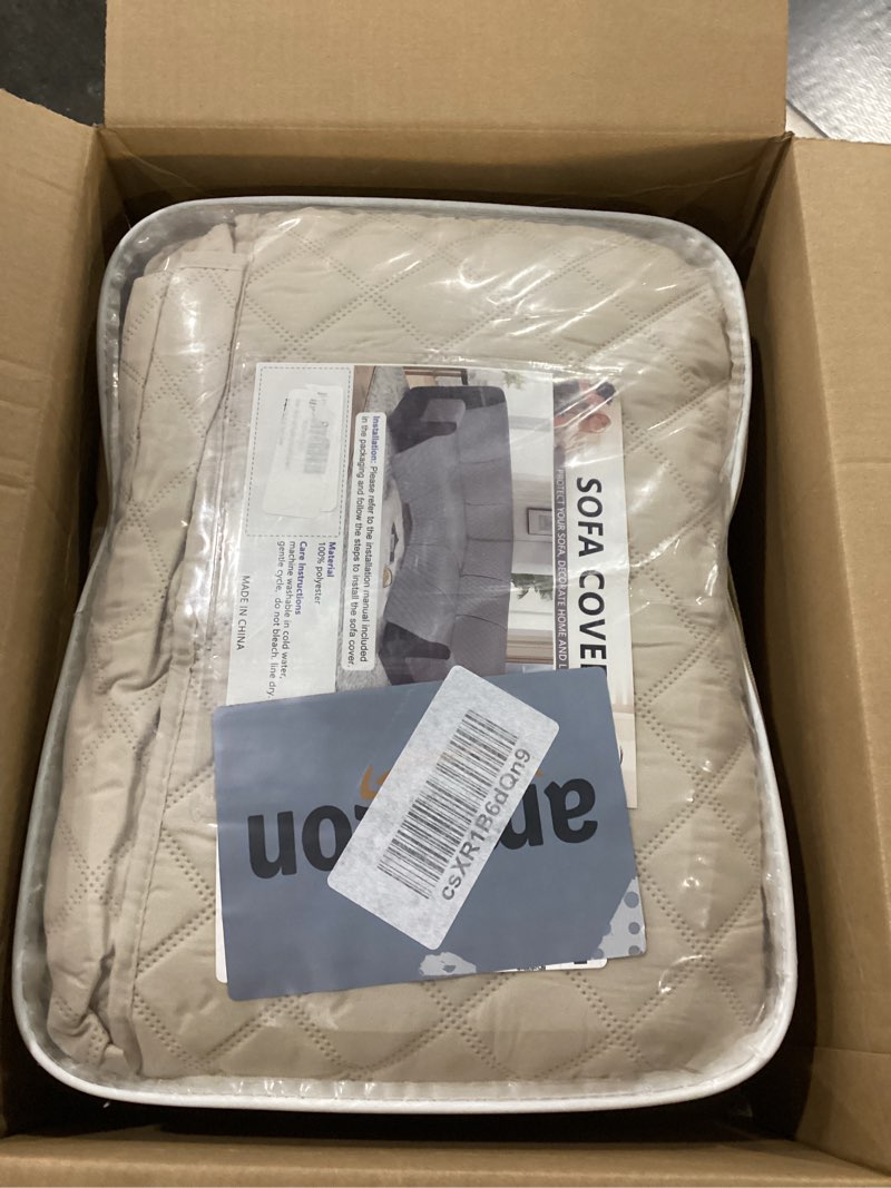 HDCAXKJ 100% Waterproof Reclining Sectional Couch Covers L Shape Recliner Sofa Cover Washable Quilte