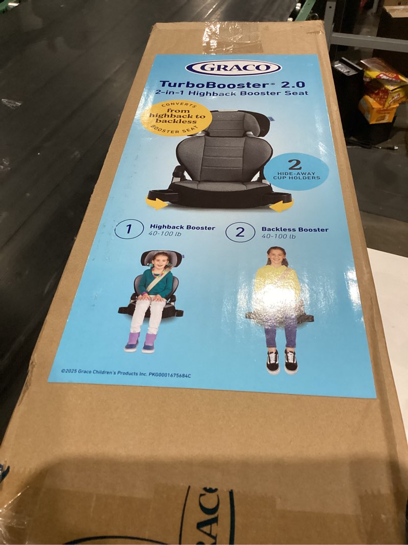 Condition photo showing As Is for Graco TurboBooster 2.0 Highback Booster Car Seat, Declan TurboBooster 2.0 Declan