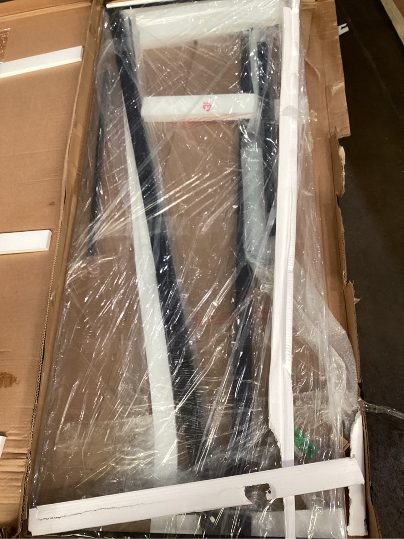Condition photo showing Good Condition for *similar to stock* bathroom hinged shower door - 22\" w×72\" h, 5/16\"(8mm) thick clear tempered glass shower door, frameless fixed glass panel with handle&clamps, brushed nickel 22x72 inch(8mm glass) brushed nickel