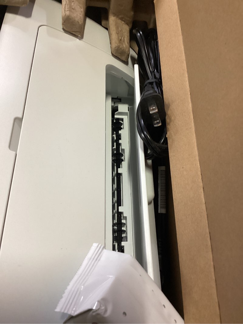 Condition photo showing New/Like New for hp deskjet 2855e wireless all-in-one color inkjet printer, scanner, copier, best-for-home, 3 month instant ink trial included. this printer is only 2.4 ghz capable. (588s5a)