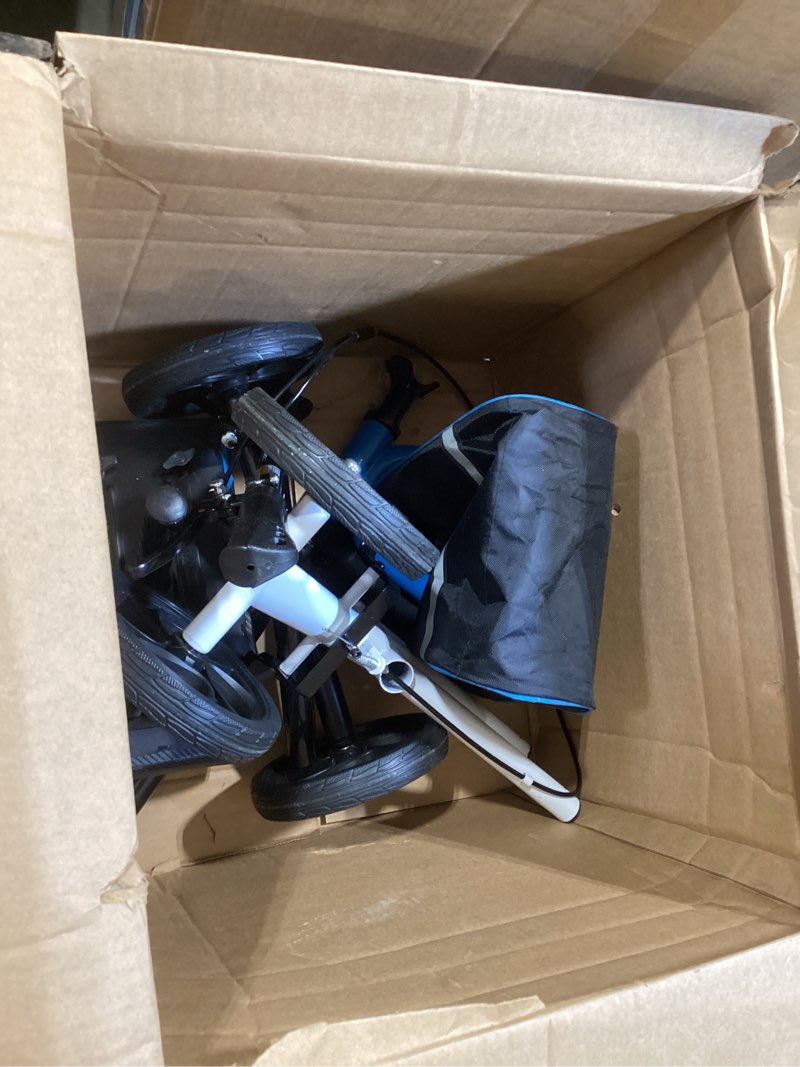 Condition photo showing As Is for knee scooter?knee scooter for adults for foot surgery?knee walker for foot injuries compact crutch alternative with dual braking system (blue)