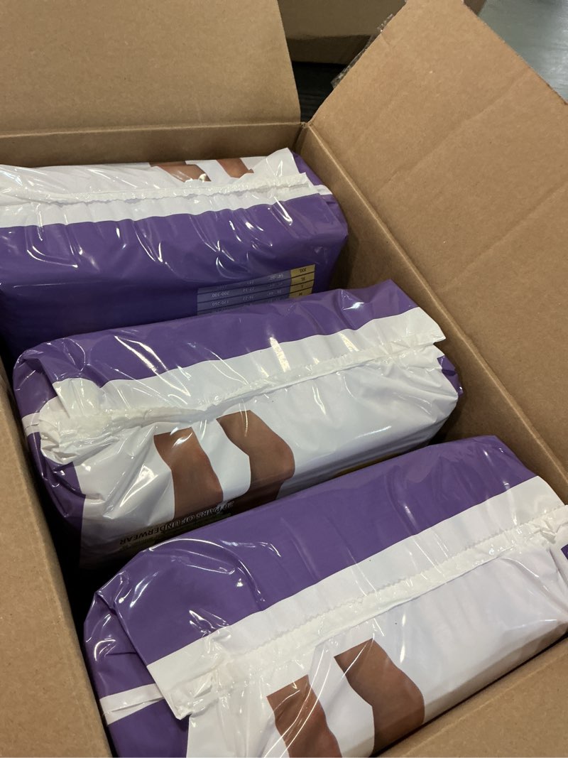 Condition photo showing Good Condition for amazon basics unisex protective underwear, overnight absorbency, small/medium, 64 count, (4 packs of 16) small/medium 64.0