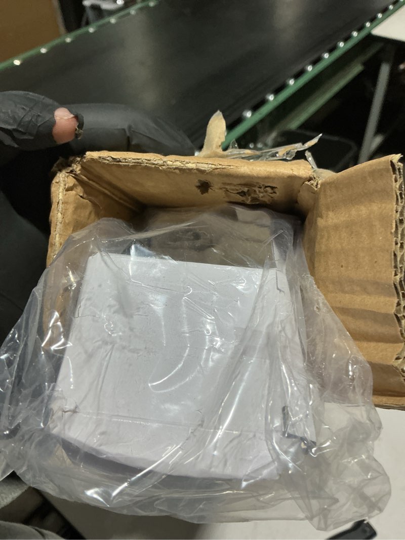 Condition photo showing As Is for Madison Park Galen Cordless Roman Shade, 31"W x 64"H, Sheen Ivory – Room Darkening, Thermal Insulated, Energy Efficient Window Blind with Subtle Sheen Basketweave Fabric for Privacy Room Darkening Basketweave Sheen Ivory 31"W x 64"H