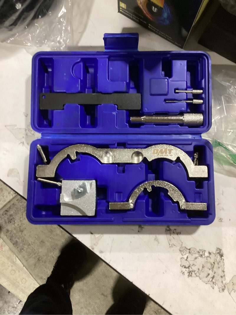 Condition photo showing As Is for orion motor tech turbo engine timing tool kit engine camshaft alignment tool set compatible with 2009 to 2020 1.0 1.2 1.4l chevrolet chevy aveo cruze orlando vauxhall opel adam ampera astra j cascada blue