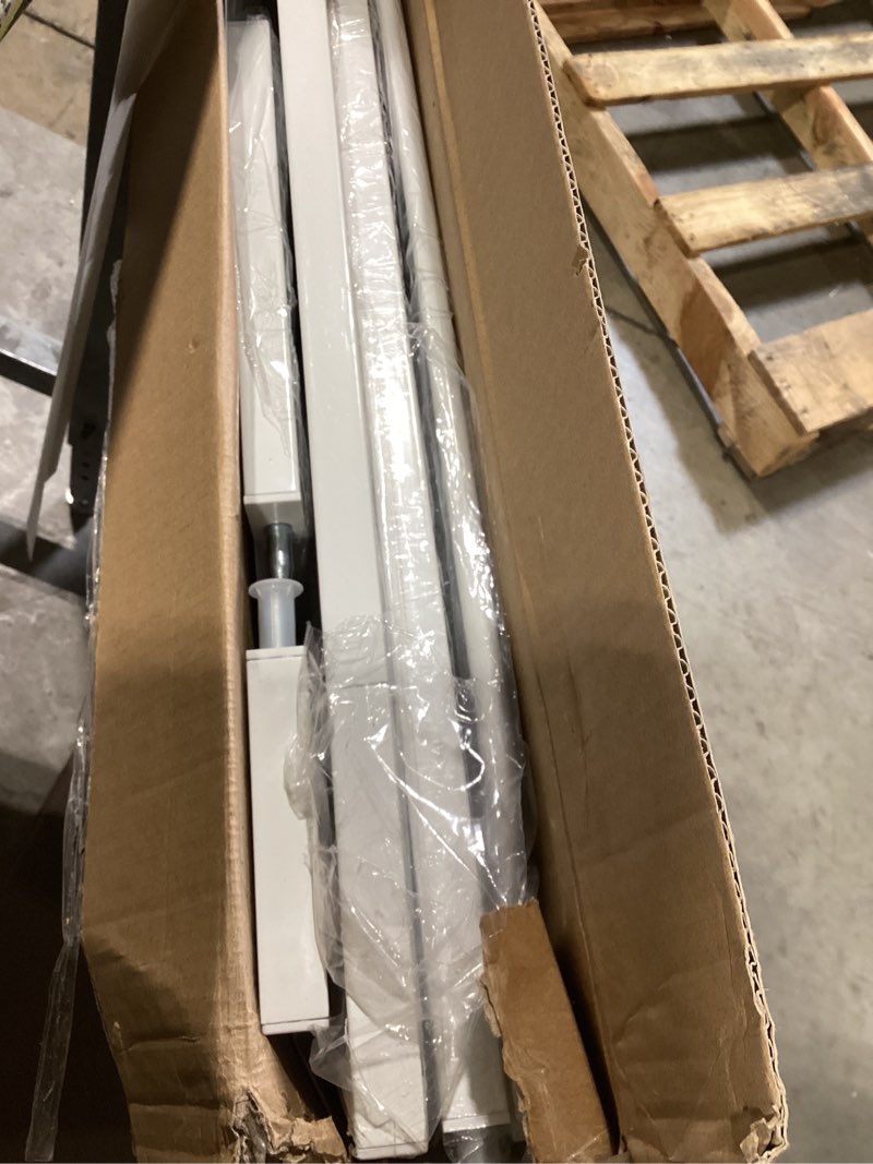 Condition photo showing Good Condition for heavy duty baby & dog safety gate 86-104.7 inch, white metal, tension mounted no drilling pet gate for large openings white 86-104.7"/218-266cm