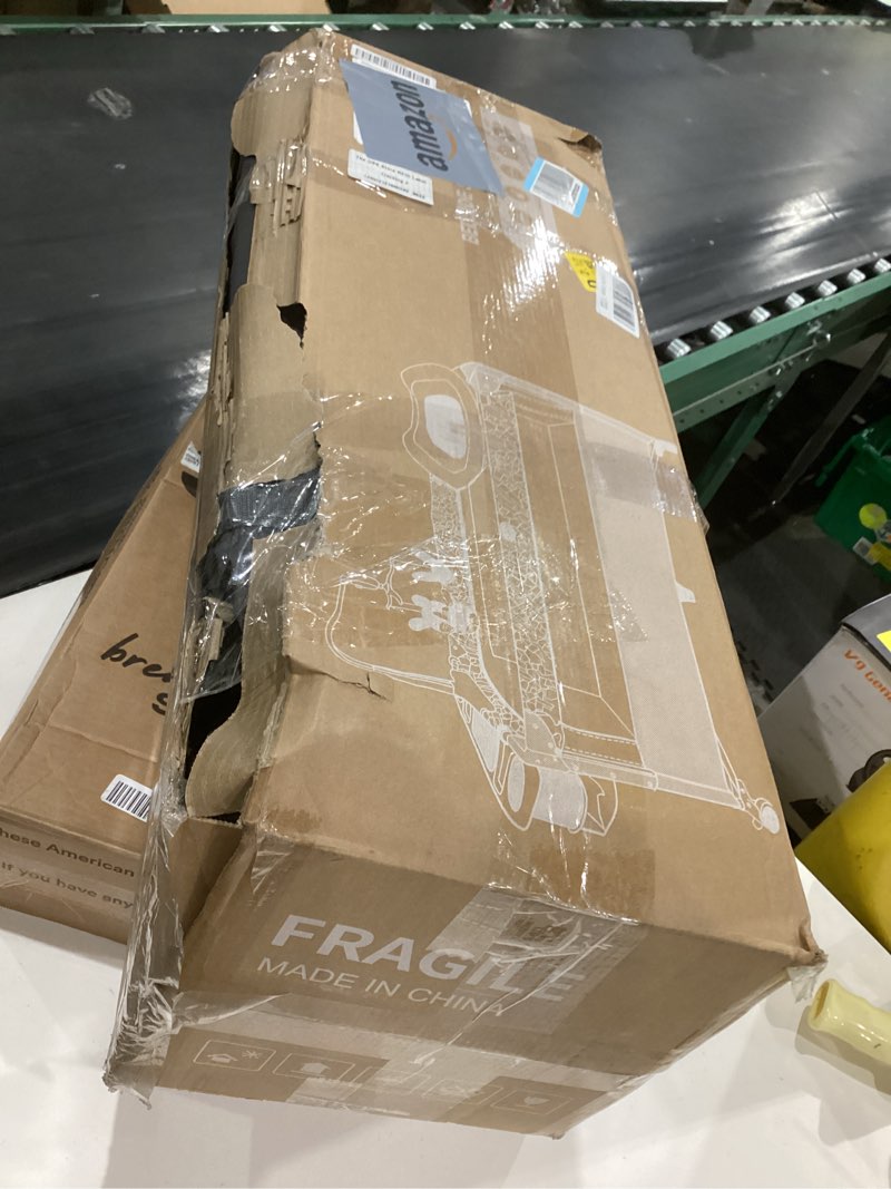 Condition photo showing As Is for ADOVEL Baby Bassinet Bedside Crib, Pack and Play with Mattress, Diaper Changer and Playards from Newborn to Toddles, Grey