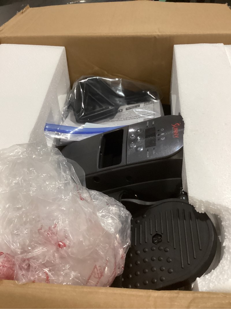 Condition photo showing Good Condition for Sunny Health & Fitness Smart Mini Elliptical Trainer, Indoor Under-Desk Pedal Exerciser for Mobility & Cardio Workout, Free SunnyFit App Connection, Optional Motorized w/Remote Control Motorized w/18 Speed