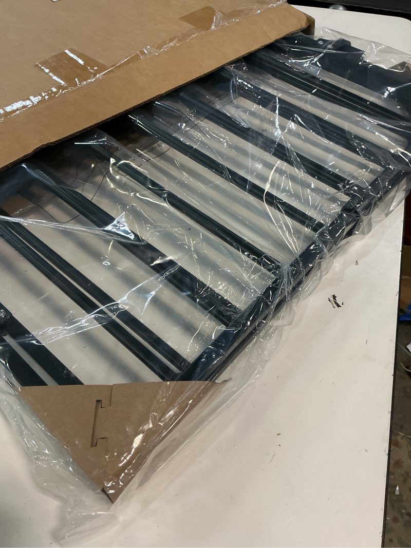 Condition photo showing New/Like New for babelio baby gate for stairs, kitchen & doorways, no bottom bar| one-handed operation| auto-close| hardware mount (drill needed) safety dog/pet gate (black - b17, 26-43" w, 28" h) black 28" h, 26-43" w-standard