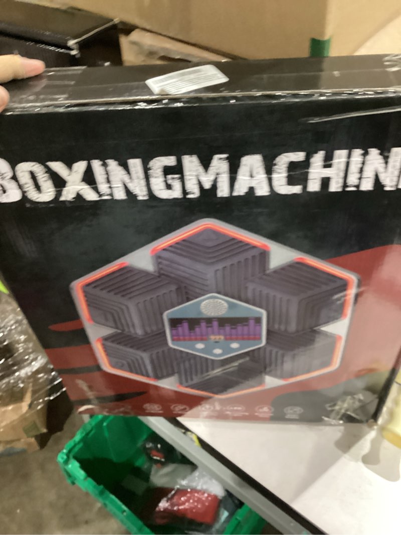 Condition photo showing New/Like New for VAGAU Music Boxing Machine for Adults and Kids,Wall-Mounted with Boxing Gloves,14 Modes & 16 Speeds Wall Mounted Bluetooth Upgraded Home Gym Fitness Equipment & Punching Bag Workout Gear