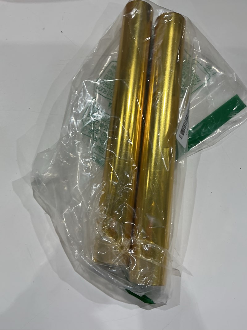 Condition photo showing Good Condition for cosmos pack of 2 aluminium track field relay batons for outdoor field race running practice athlete