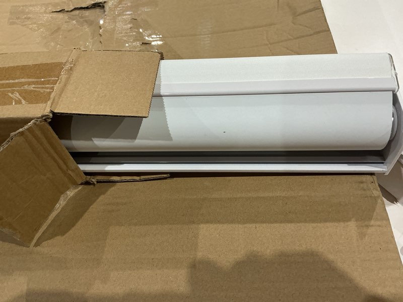 Condition photo showing Good Condition for smonter cordless blackout roller shades for windows- room darkening roller blinds with valance, high shading & uv protection, 21" w x 72" h, grey 21"w x 72"h grey