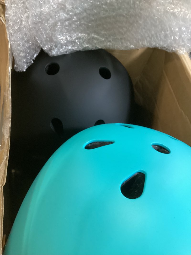 Condition photo showing Good Condition for kingdder 6 pack kids bike helmets bulk, cpsc certified toddler helmet multi-color adjustable safety for boys girls ages 3-8, child bicycle skateboard scooter roller skating outdoor sports