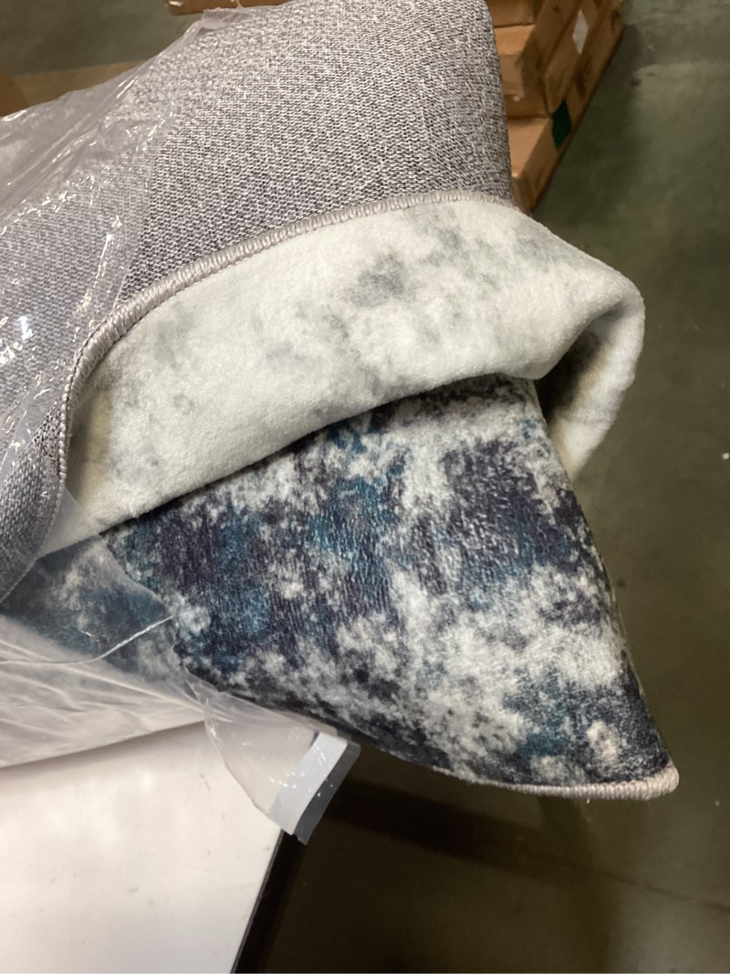 8x10 Area Rugs Washable Rug, Soft Modern Abstract Rugs for Living Room Large Low Pile Thin Rug Non S