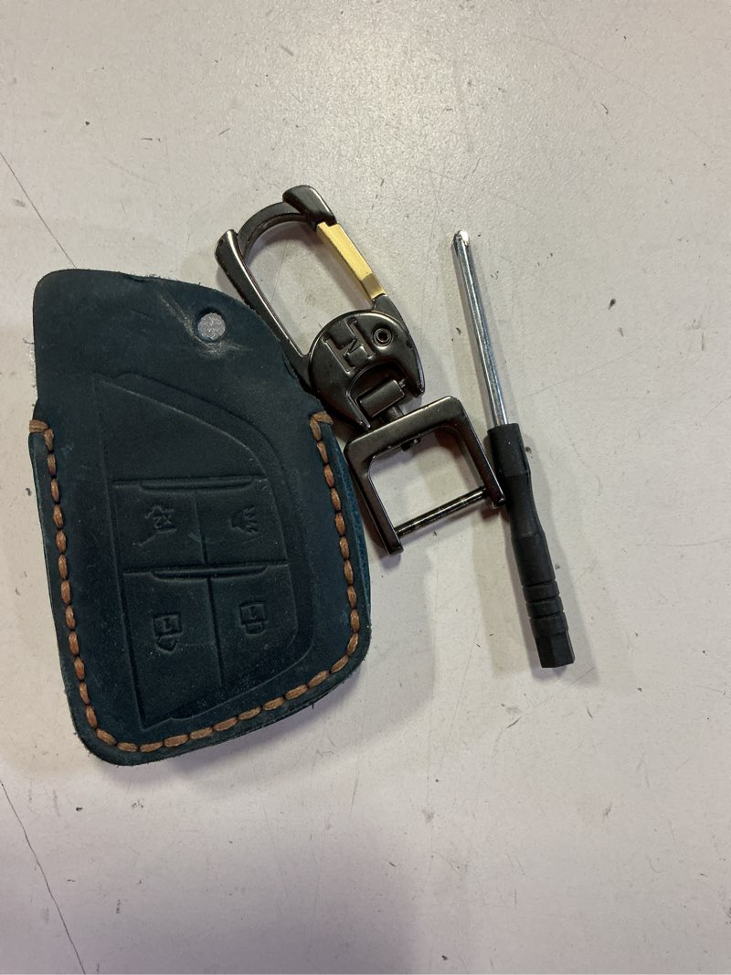 Condition photo showing Good Condition for MILD EAST Genuine Leather Key Fob Cover for Chevy, Smart Fob Cover Case Compatible with 2021/2022/20