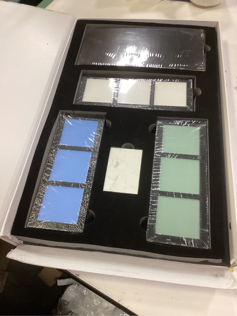 Condition photo showing New/Like New for sharp pebble knife sharpening stones kit -grits 400/1000/6000 extra large whetstone- wet stone knives sharpener set with nonslip bamboo base & flattening stone