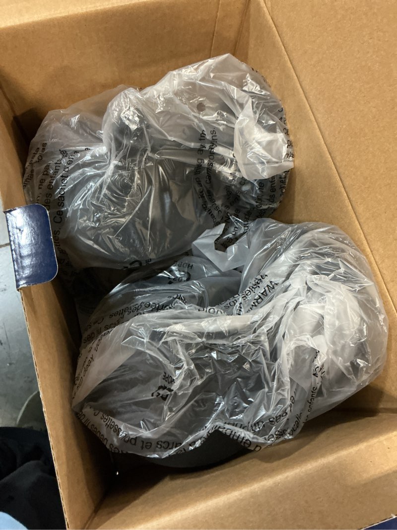 Condition photo showing New/Like New for project source 2-pack 8.78-in h - black - hardwired medium base (e-26) - outdoor wall light 5182803012