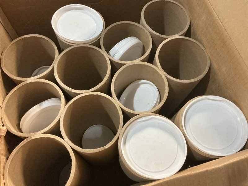 Condition photo showing Good Condition for 4" x 12" heavy duty reinforced kraft paper mailing tube, pack of 12 tubes with 24 caps – secure usps approved poster tube – made in usa cardboard tube for shipping and storing posters, prints, artwork