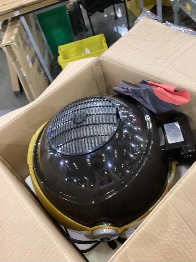 Condition photo showing Good Condition for TASALON Gold Portable Hooded Hair Dryer for Home, Standing 1875w Ionic Hooded Dryer on Wheels with Hood, Professional Adjustable Height Sit Under Bonnet Dryer for Women and Beauty Salon