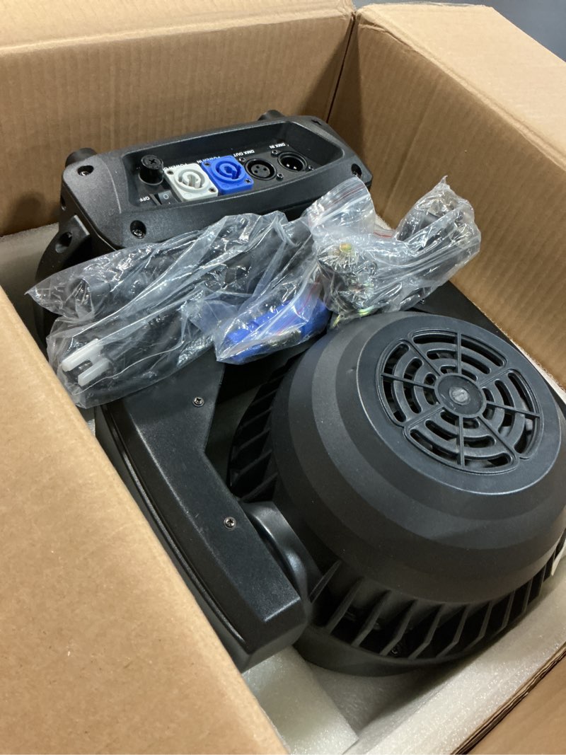 Condition photo showing Good Condition for 19x15W Zoom Beam Wash Moving Head Light for Stage Lighting Effect with RGBW 4in1 LED and DMX Control Dj Disco and Nightclub (1Pack) Color Mixing