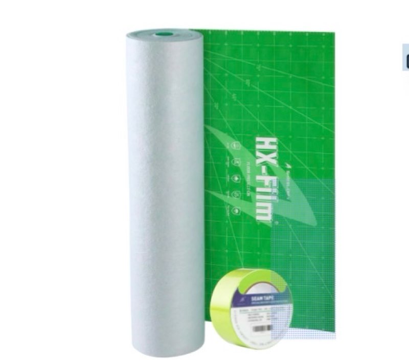 hx-film 39"x100' heavy-duty floor protection | construction grade carpet protector | drop cloth plas