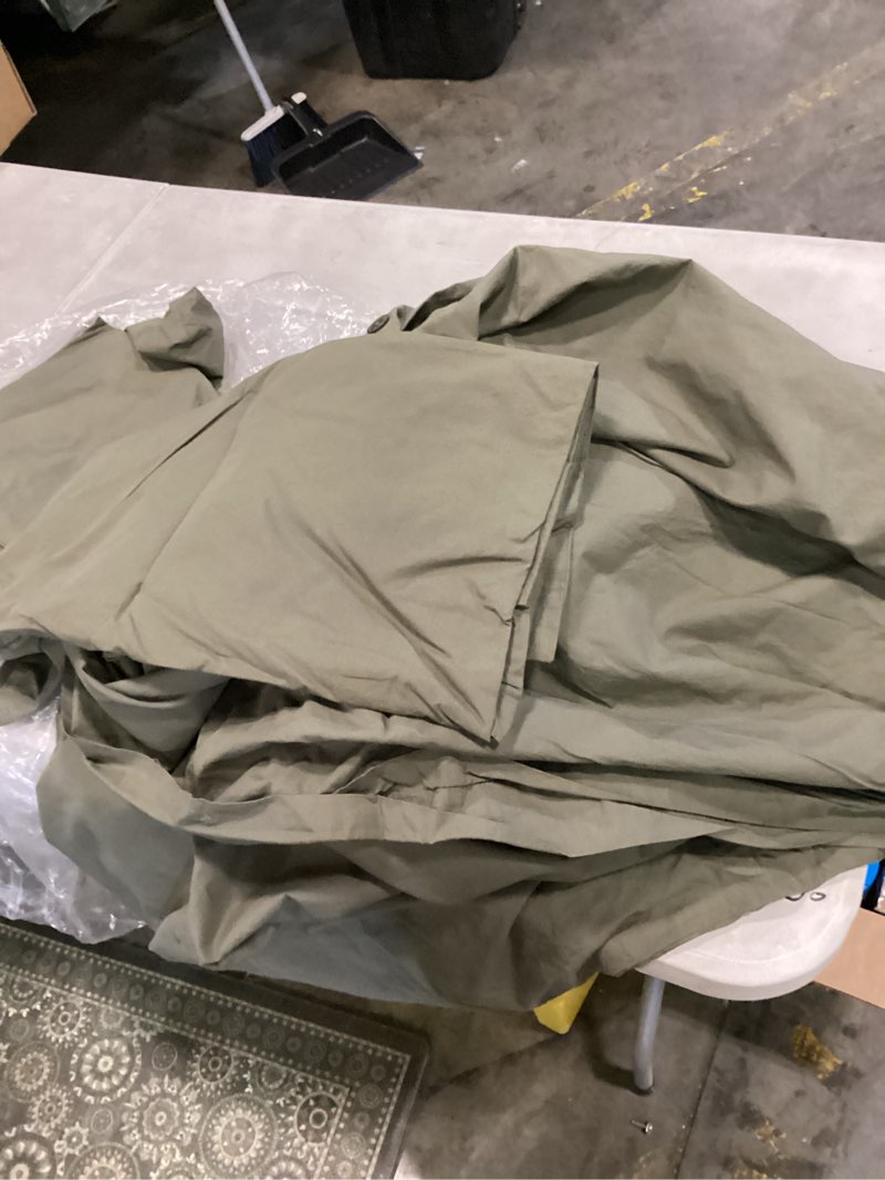 Condition photo showing Good Condition for quince king/cal king organic  duvet cover 