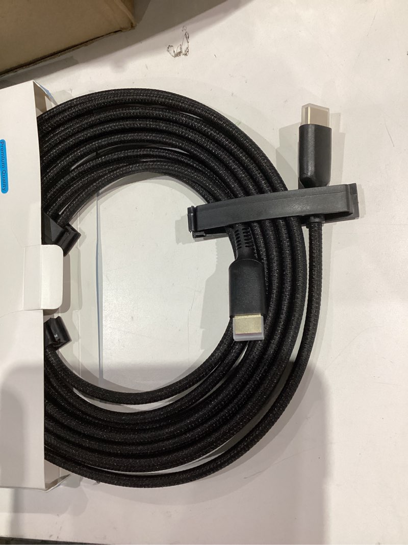 Condition photo showing Good Condition for highwings long hdmi cable 20 ft, 10k 8k 4k ultra hd high speed 2.1 hdmi cable 48gbps braided cord-4k@120hz 8k@60hz, dts:x, hdcp 2.2&2.3, dynamic hdr 10 compatible with roku tv/ps5/hdtv/blu-ray 20 feet