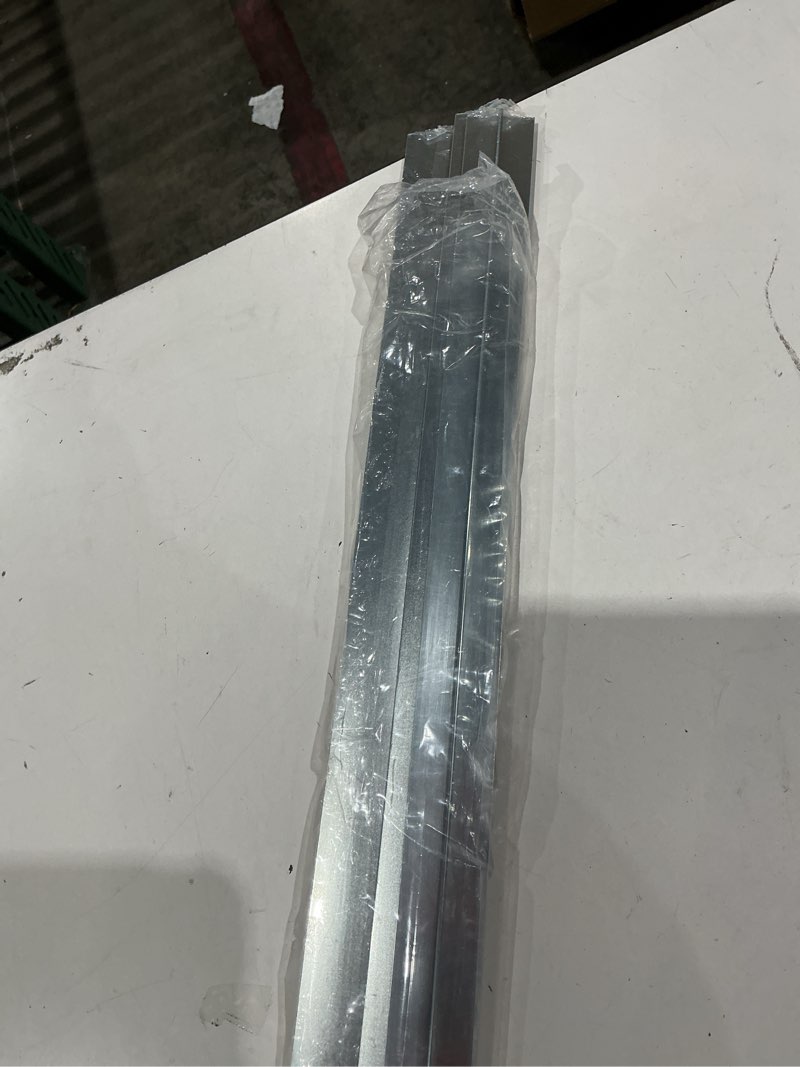 Condition photo showing Good Condition for neatiease t molding floor transition strip, aluminum laminate floor strip floor flat divider strip for joining floor gaps, threshold, floor tiles, gray, 4ft x 1.6in (3pcs)