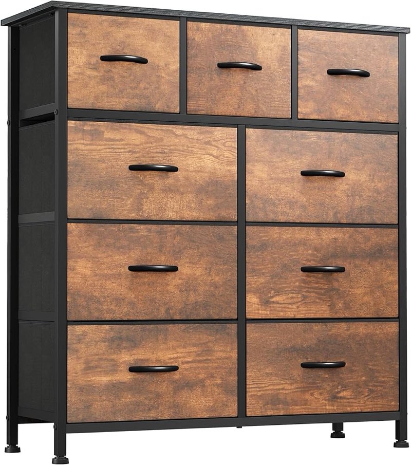 YITAHOME Dresser for Bedroom with 9 Drawers - Fabric