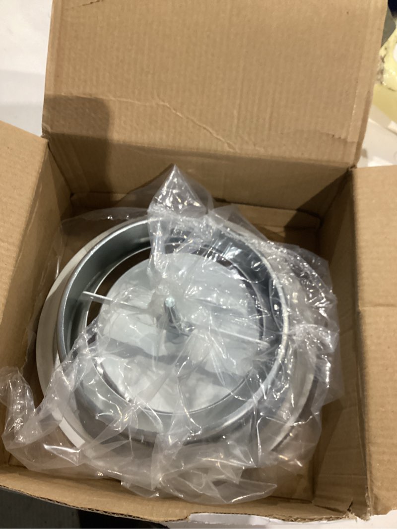 Condition photo showing As Is for 6 Inch AC Air Vent Cover Steel Round Exhaust Adjustable Valve Diffuser for Home Wall Ceiling 6-Inch 150mm