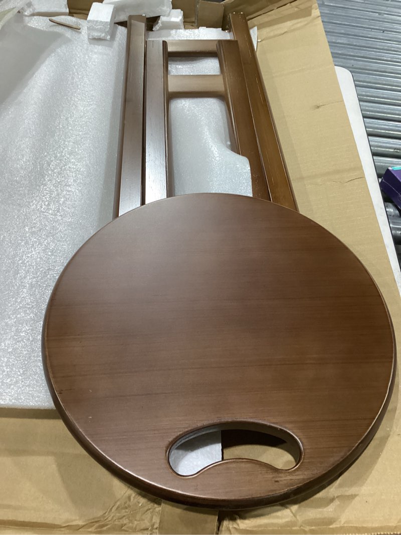 comeon portable wooden folding stool 24in/17in high, backless compact bar stools for kitchen counter