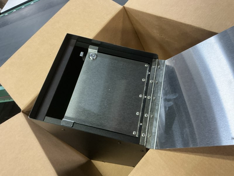 Condition photo showing As Is for Walter Mailbox Post, Movo Home