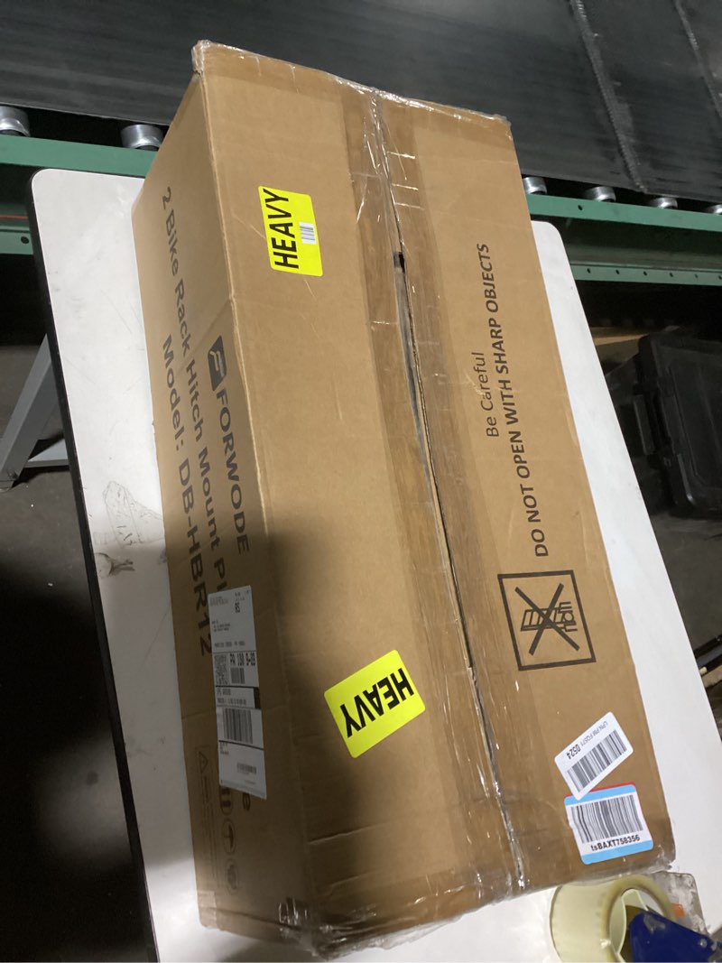 Condition photo showing Good Condition for FORWODE Bike Rack Hitch for Car, 200 LB 2-Bike Racks with Coded Lock, Wobble Free Smart Tilting Hitc