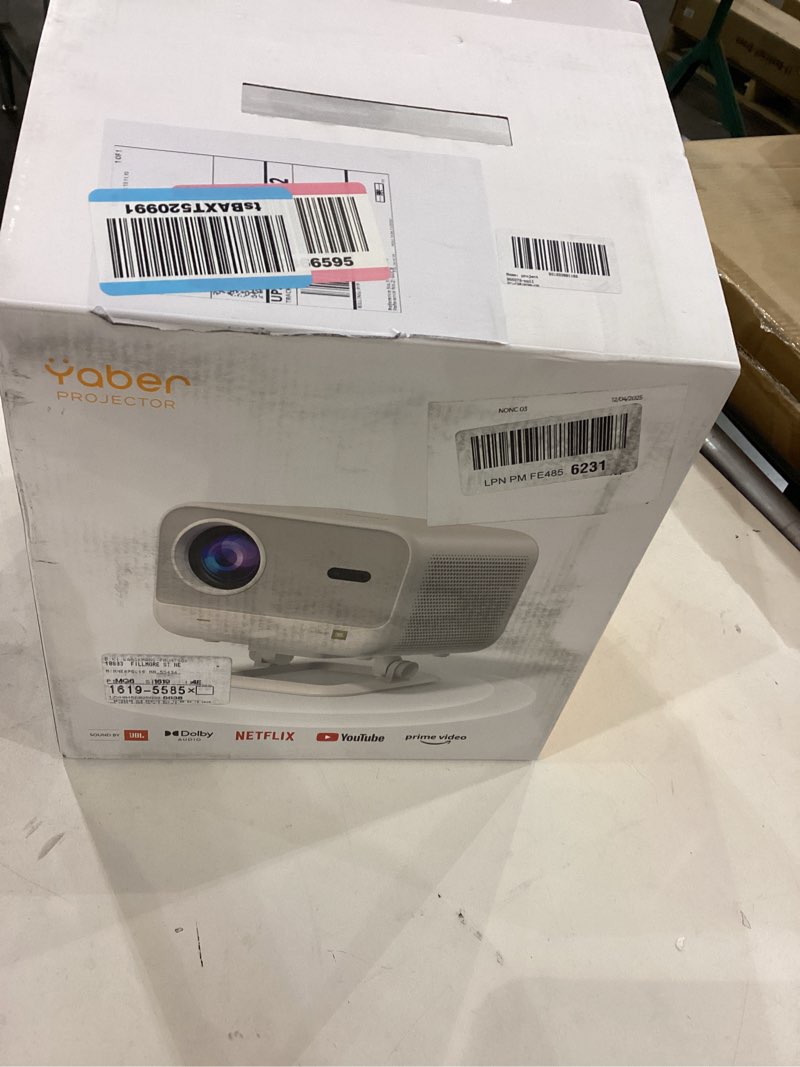 [Netflix-Licensed/Sound by JBL] Yaber L2 Plus Projector with WiFi and Bluetooth, Native 1080P Projec