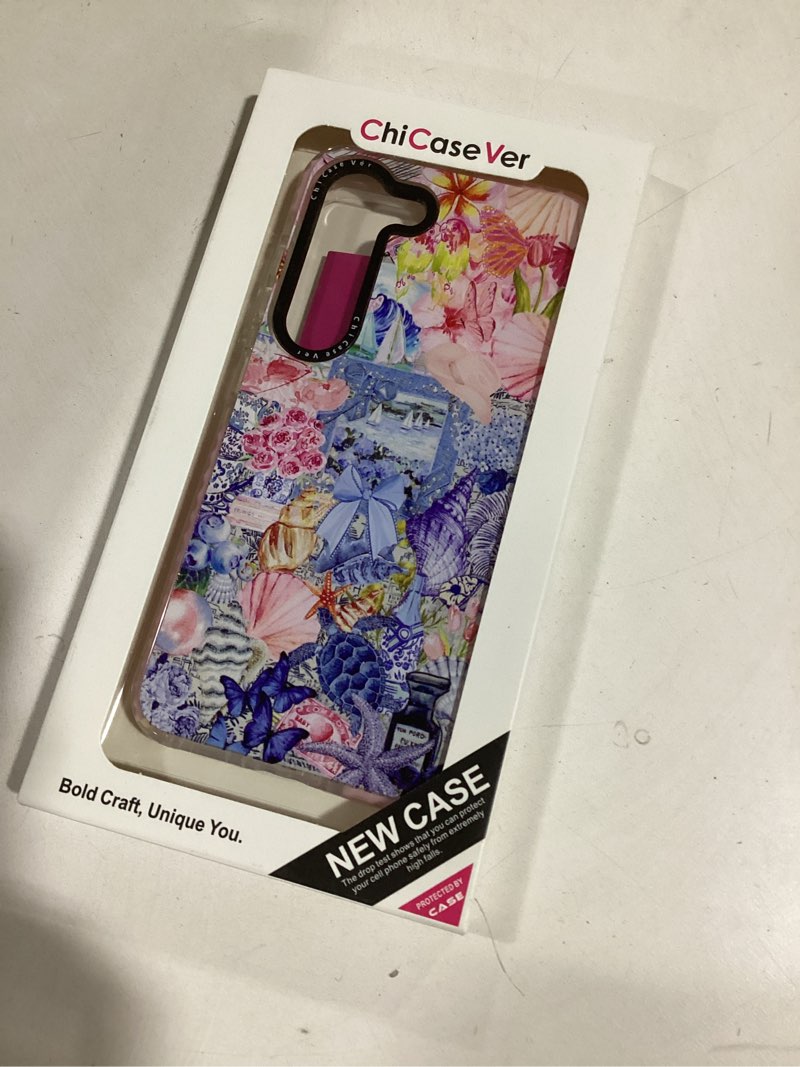 ChiCaseVer for Samsung Galaxy S23 Case, Coastal Vintage Collage Pattern, Military-Grade Drop Protect