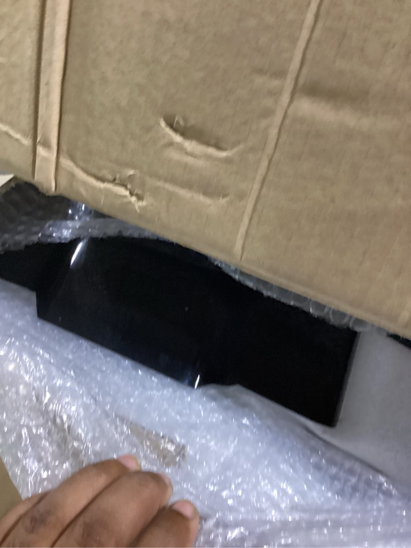 Condition photo showing As Is for front bumper with led fog light assembly compatible with 2015-2017 ford f150 f-150 with sequential flash turn signal feature steel black