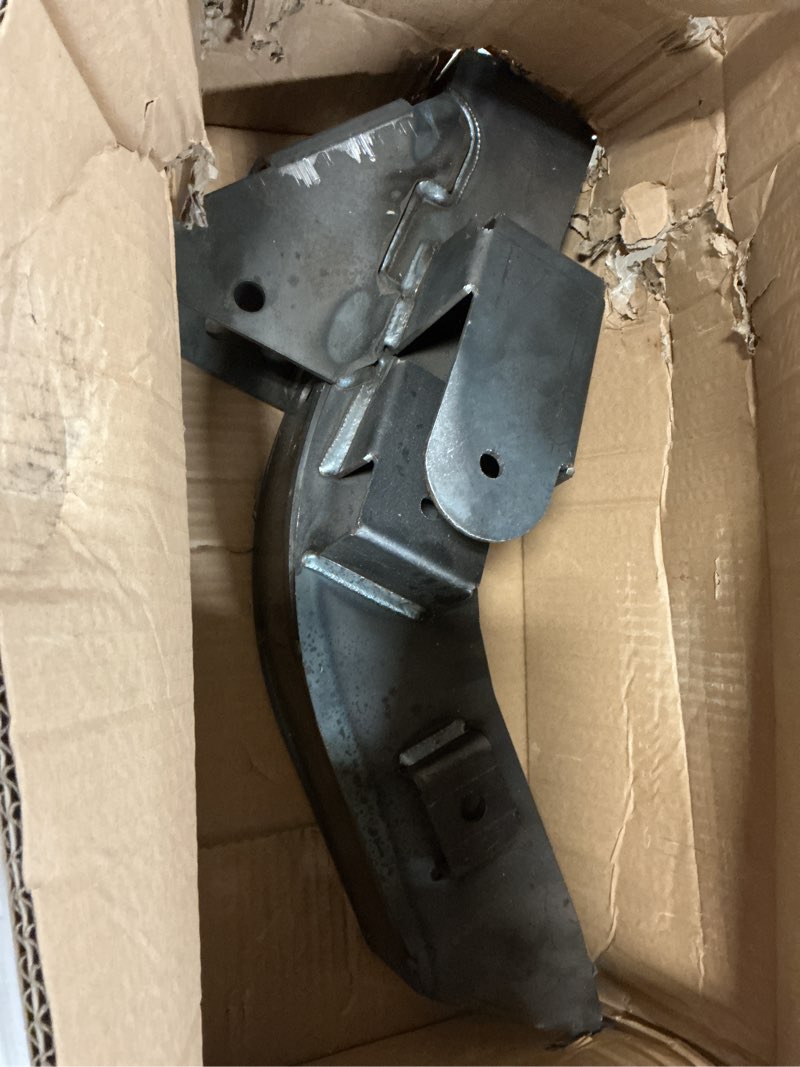 Condition photo showing As Is for ecotric rear trail arm frame rust repair compatible with 1997-2006 jeep wrangler tj rh (rear passenger)