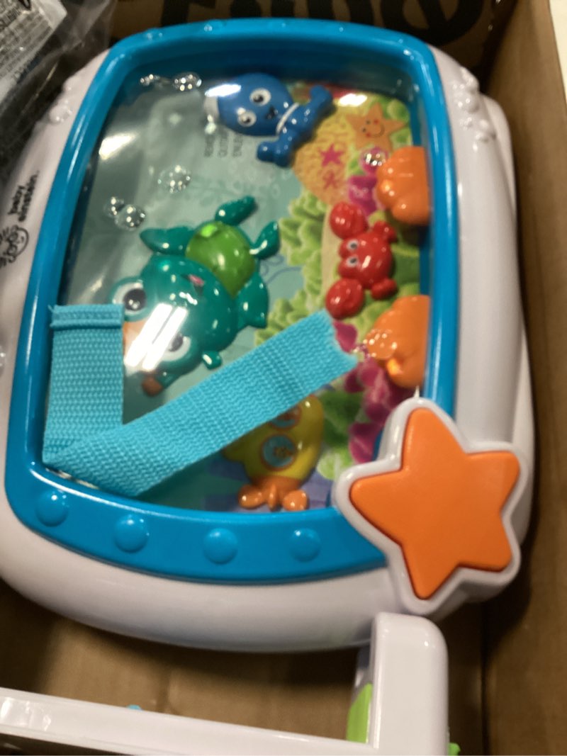 Condition photo showing New/Like New for baby einstein sea dreams soother musical crib toy and sound machine, newborn and up neutral