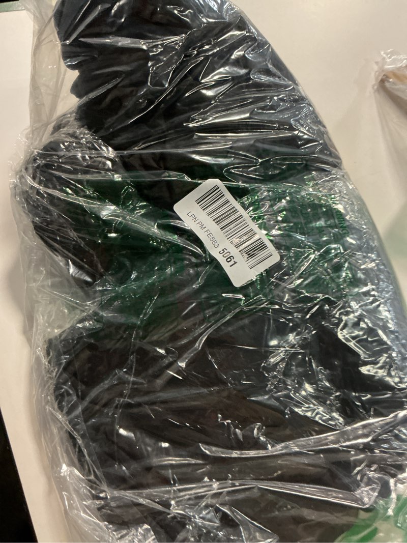 Condition photo showing Good Condition for Tegeme 3 Packs 32 x 43 Inch Round Spandex Cocktail Tablecloths with Skirt Cocktail Round Table Cover Spandex Stretch Tablecloth for Fitted High Top Table Bar Wedding Party Banquet (Black) 3 Black