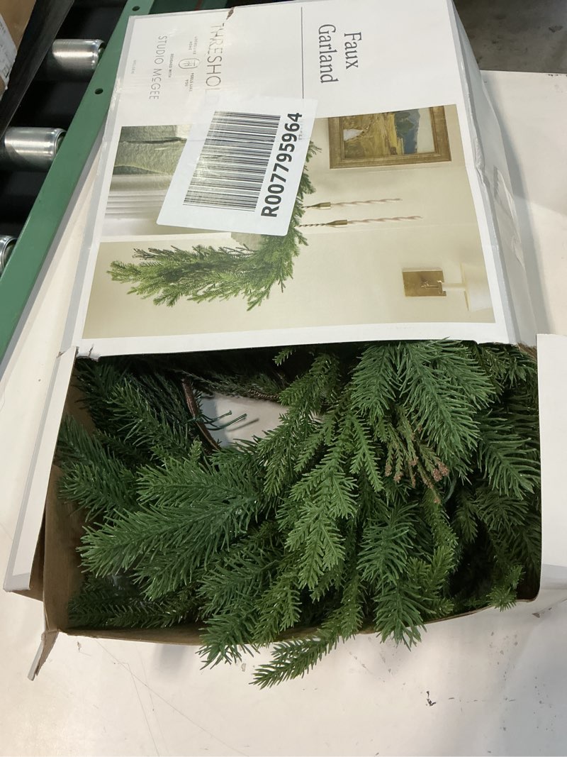 Condition photo showing New/Like New for 72" fresh cut pine christmas garland - threshold™ designed with studio mcgee