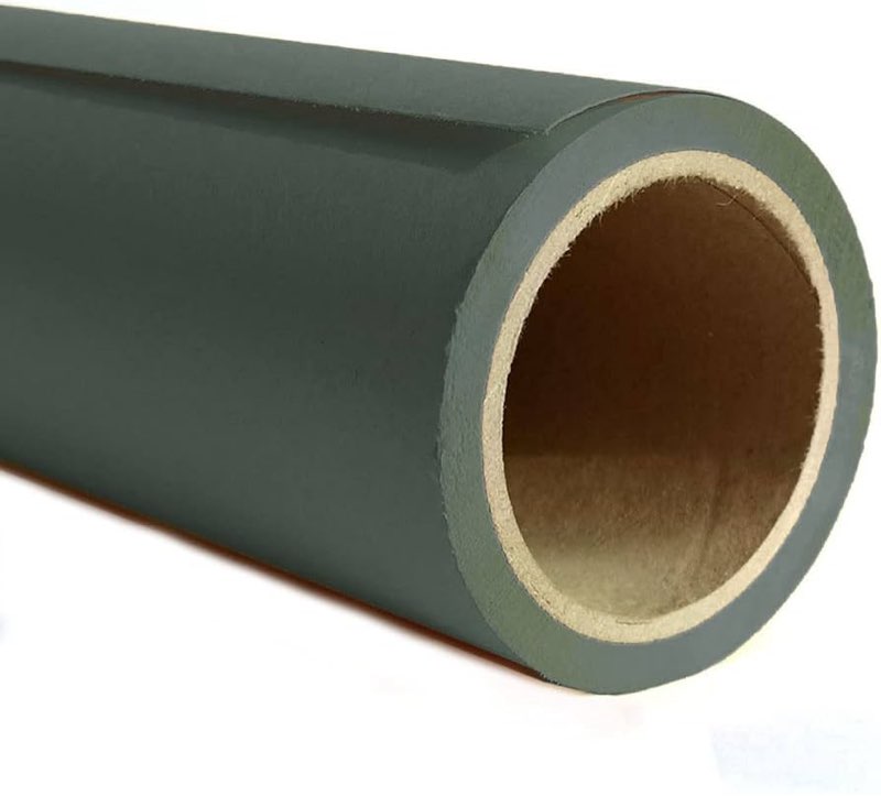phsureo seamless photo photography backdrop paper, photo background paper roll (deep green, 107”x19.)